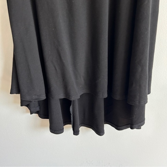 Sarin Matthews Black Cap Sleeve Dress Medium - Picture 4 of 6